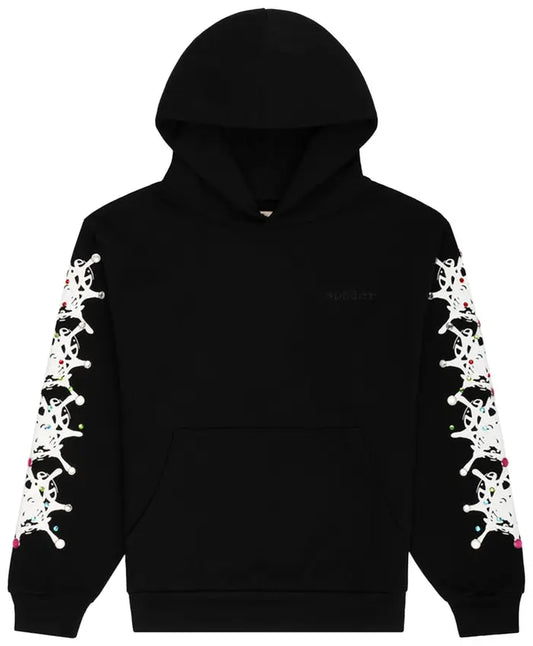 Sp5der Stone Hoodie 'Black'