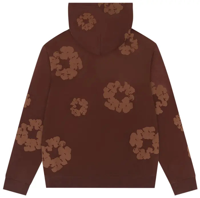 Denim Tears Mono Cotton Wreath Hoodie 'Brown'