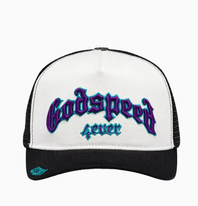 GODSPEED Forever Grape White and Black TRUCKER HAT